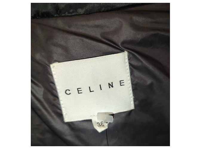 Céline Celine Black Removable Sleeve Puffer Jacket - Size M Pre-owned - view 7
