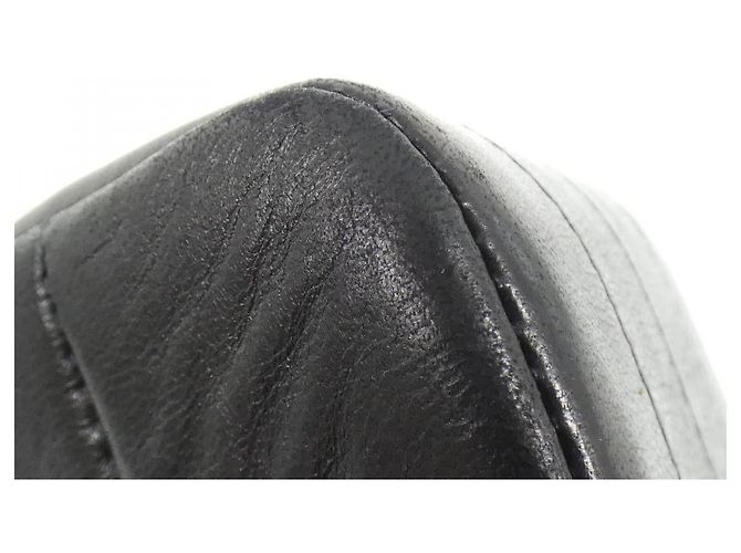 Borsa a Spalla in Pelle di Agnello Chanel Nero Gold hardware - vista 3