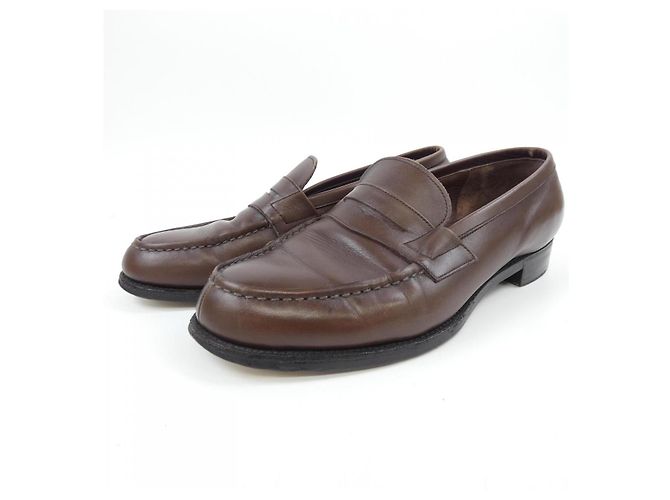 Autre Marque Leder Sneakers Martinique Braun - Ansicht 3