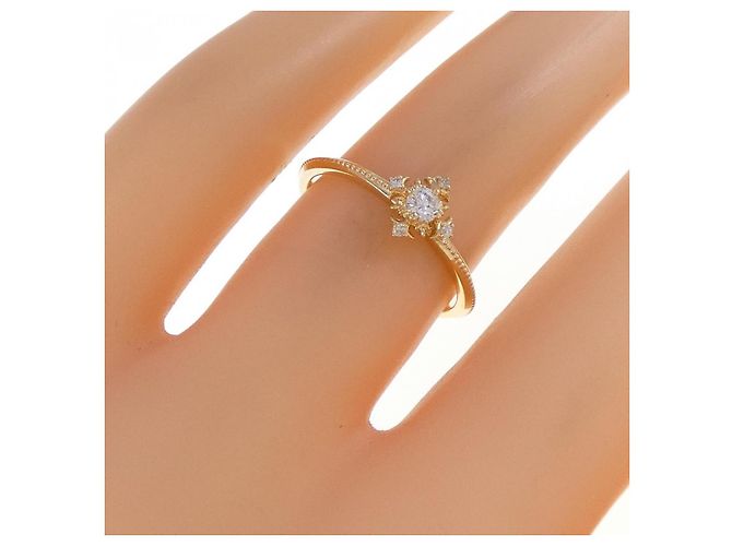 Autre Marque Agete Au750 Diamantring Golden - Ansicht 5