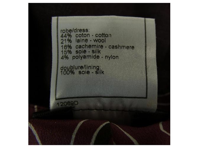 Timeless Chanel Cashmere-Mix Kleid Lila - Ansicht 3