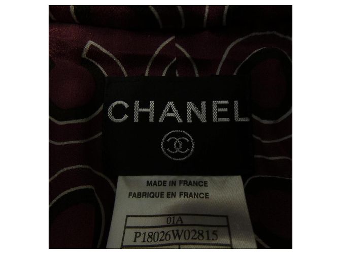 Timeless Chanel Cashmere-Mix Kleid Lila - Ansicht 4