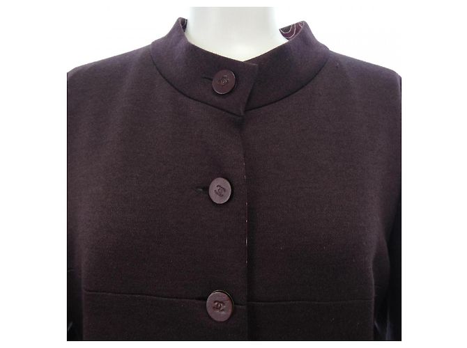 Timeless Chanel Cashmere-Mix Kleid Lila - Ansicht 5