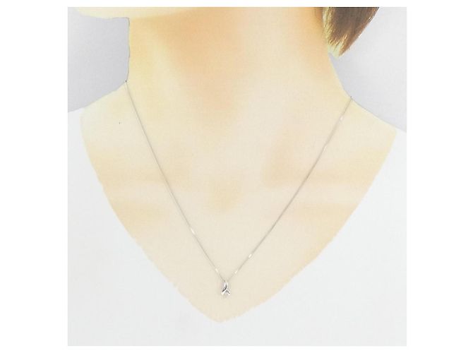 Autre Marque Collana in diamante in oro bianco Au750 Argento - vista 6