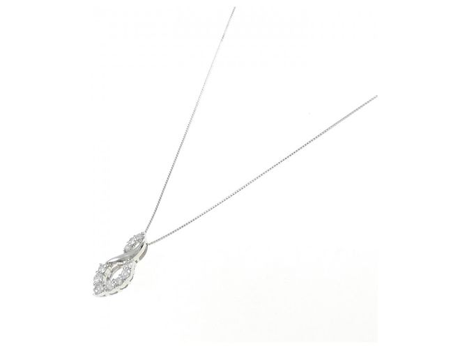 Autre Marque Collana di diamanti in platino Pt900/Pt850 Argento - vista 2