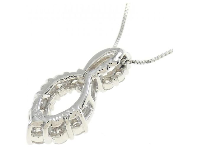 Autre Marque Collana di diamanti in platino Pt900/Pt850 Argento - vista 4