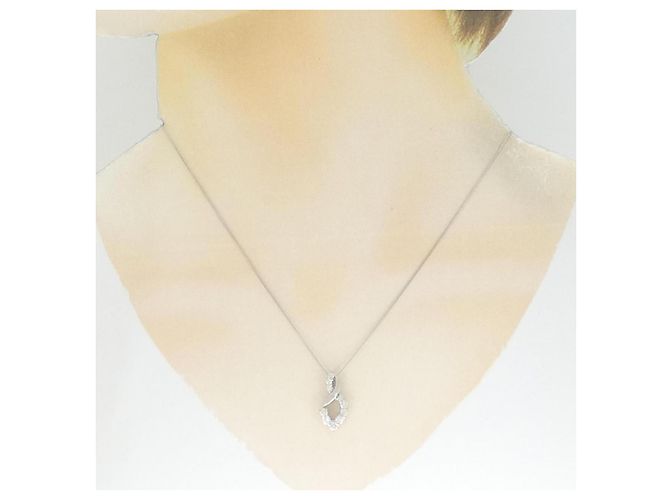 Autre Marque Collana di diamanti in platino Pt900/Pt850 Argento - vista 6