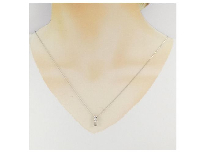 Autre Marque Collana in diamante PT900 PT850 Argento - vista 6