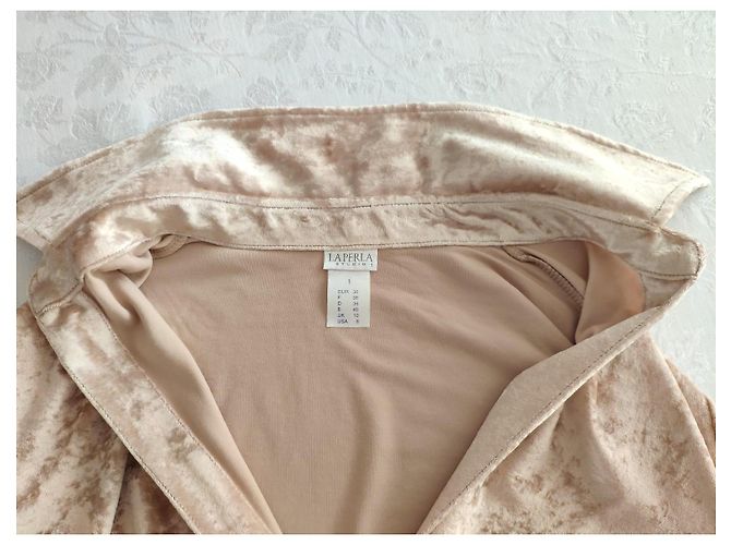 LA PERLA Pijama de Viscosa con Pantalones. Beige - vista 4