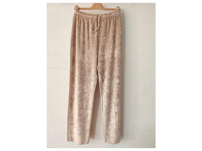 LA PERLA Pijama de Viscosa con Pantalones. Beige - vista 9