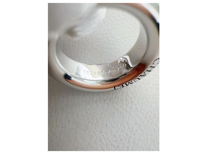 Chaumet Anello Paris Collection Mudfish Oro Bianco Argento - vista 4