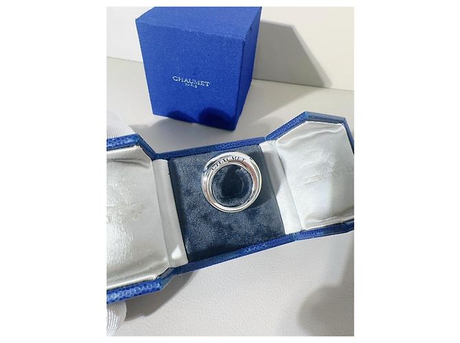 Chaumet Anello Paris Collection Mudfish Oro Bianco Argento - vista 7