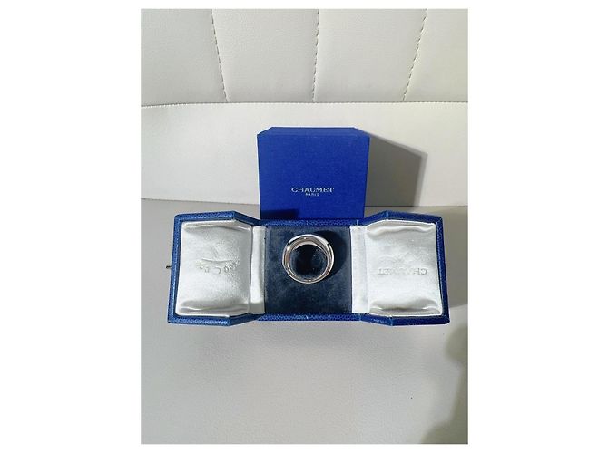 Chaumet Anello Paris Collection Mudfish Oro Bianco Argento - vista 8