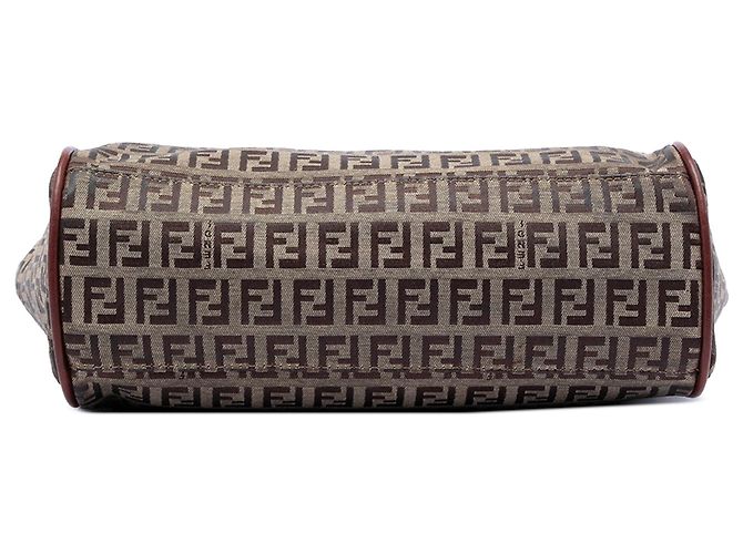 Fendi Braune Zucchino Canvas Tote - Ansicht 3