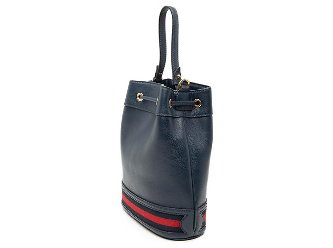 Borsa a secchiello Ophidia GG Web blu di Gucci Blu navy - vista 2