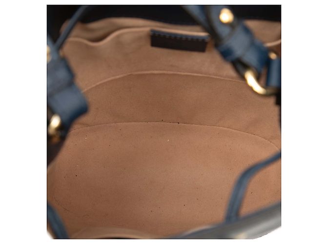 Borsa a secchiello Ophidia GG Web blu di Gucci Blu navy - vista 4