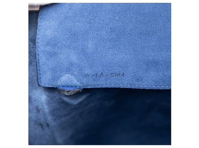 Céline Borsa Tote Phantom Piccola in Pelle Blu Celine - vista 6