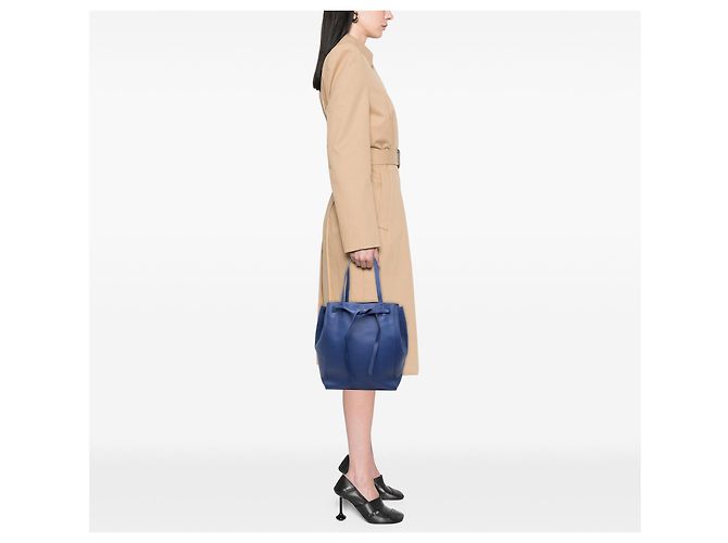 Céline Borsa Tote Phantom Piccola in Pelle Blu Celine - vista 7