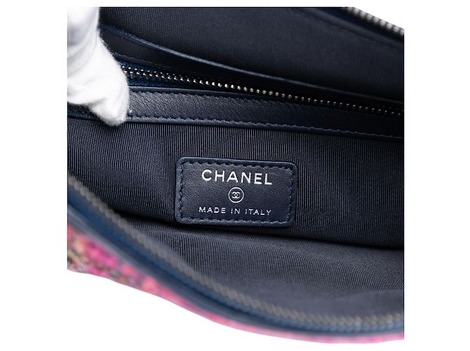 Chanel Pink Medium Tweed Gabrielle O Clutch - Ansicht 5