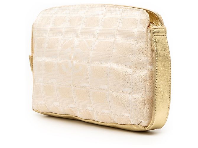 Bolso de lona beige Nueva Línea de Viaje Chanel - vista 2