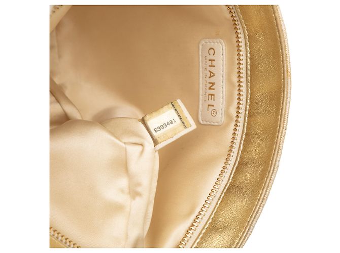 Bolso de lona beige Nueva Línea de Viaje Chanel - vista 6