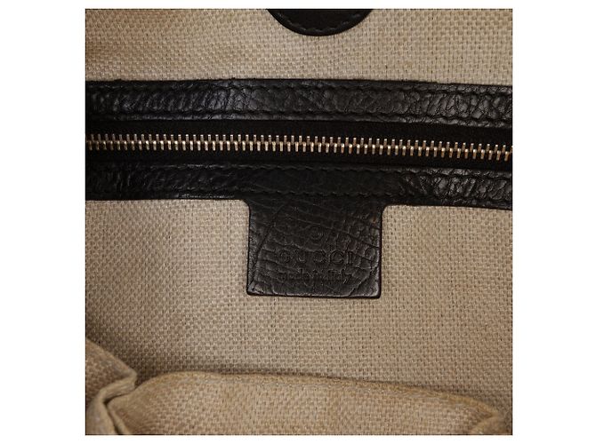 Borsa a Spalla Marrakech in Pelle Nera Gucci Nero - vista 5