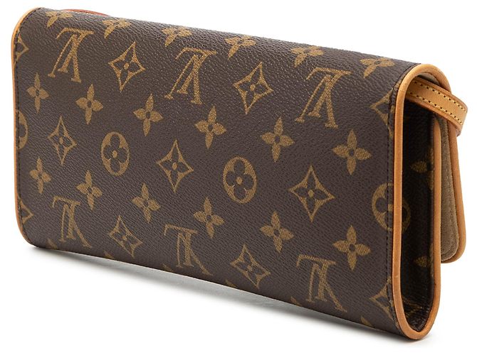Louis Vuitton Braune Monogram Pochette Twin GM - Ansicht 2