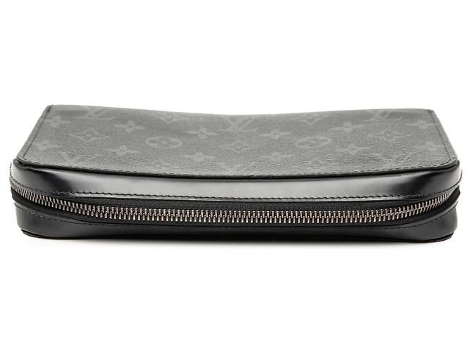 Louis Vuitton Zippy XL Geldbörse Monogram Eclipse Schwarz - Ansicht 3