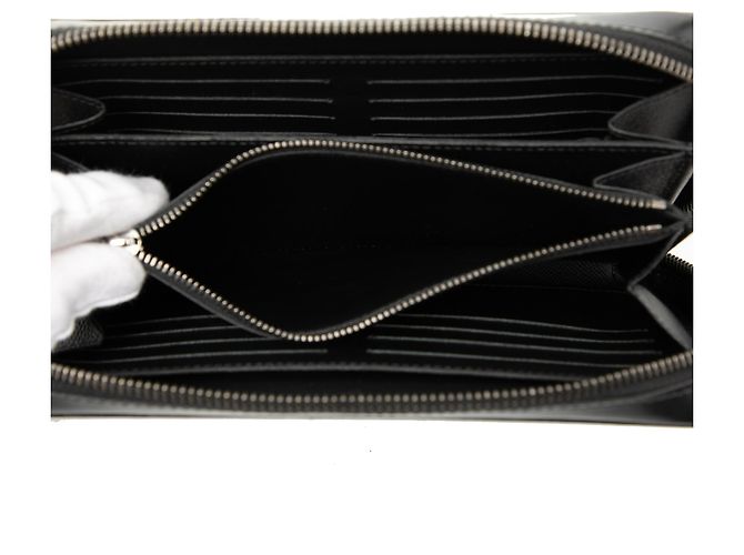 Louis Vuitton Zippy XL Geldbörse Monogram Eclipse Schwarz - Ansicht 4