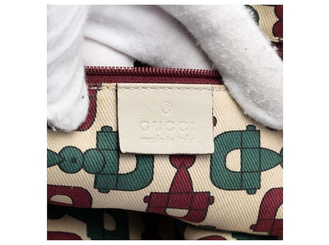 Tote Princy Guccissima Marron de Gucci Beige - vue 5