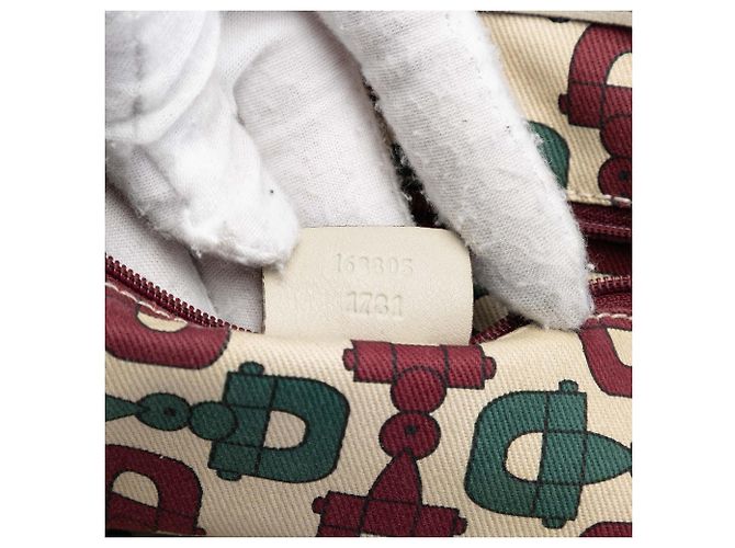 Tote Princy Guccissima Marron de Gucci Beige - vue 6