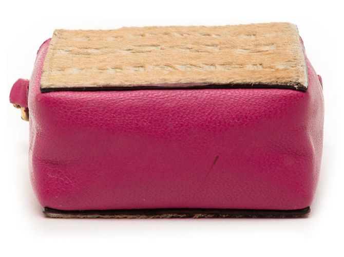 Portacipria in pelle di agnello beige e pelo di pony Chanel - vista 3