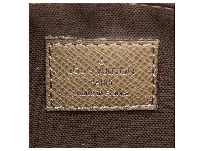 Louis Vuitton Marrone Taiga Roman PM Marrone chiaro - vista 5