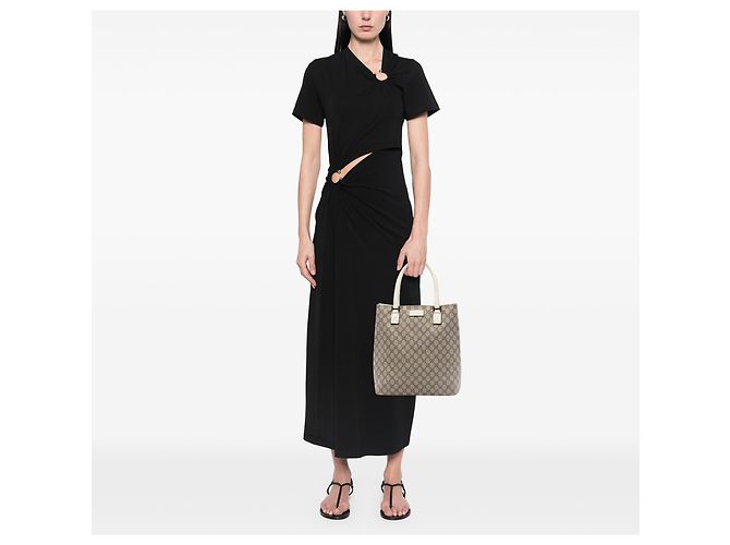 Bolso Tote Gucci Beige GG Supreme - vista 7