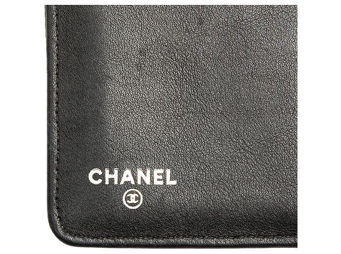 Billetera Bifold Caviar Negra CC de Chanel Negro - vista 6