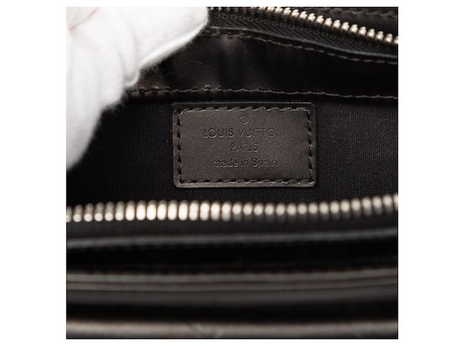 Louis Vuitton Monogram Mat Alston Grigio Marrone Grigio antracite - vista 5