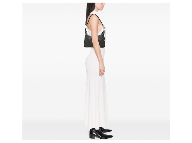 Borsa a Spalla in Denim Nero Gucci con Web - vista 7
