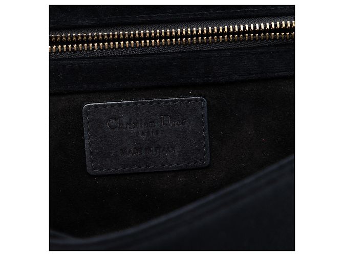 Dior Nero Piccolo Velluto Diorama Flap - vista 5