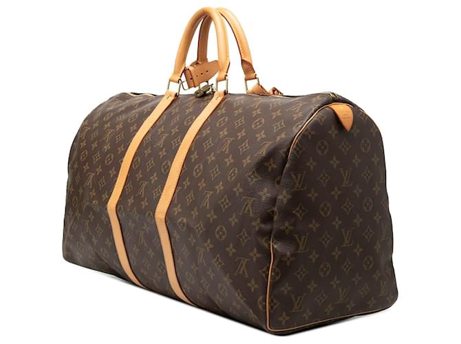 Louis Vuitton Keepall 55 Monogram Marrone - vista 2