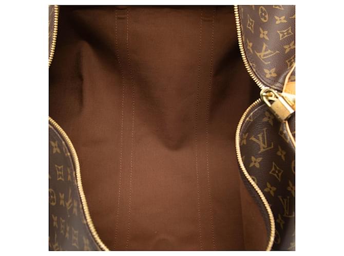 Louis Vuitton Keepall 55 Monogram Marrone - vista 4