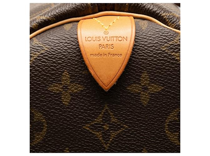 Louis Vuitton Keepall 55 Monogram Marrone - vista 5