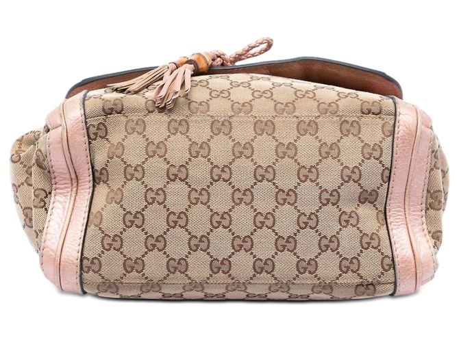 Borsa Bella in tela GG beige di Gucci - vista 3