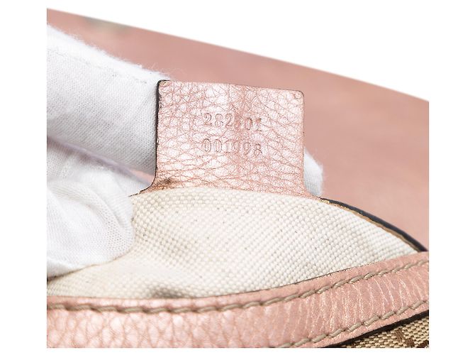 Borsa Bella in tela GG beige di Gucci - vista 6