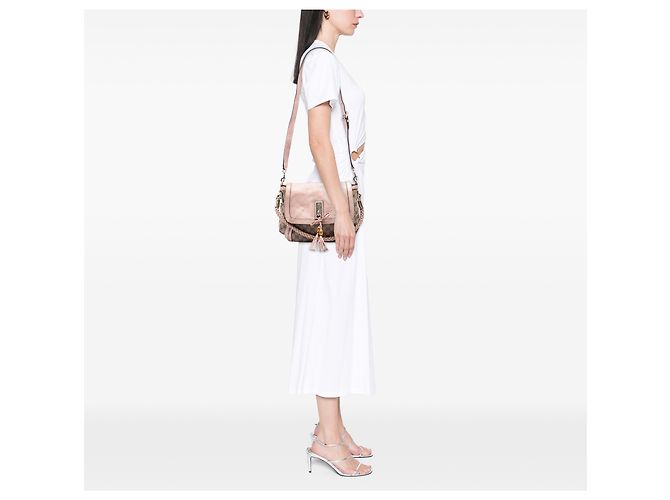 Borsa Bella in tela GG beige di Gucci - vista 7