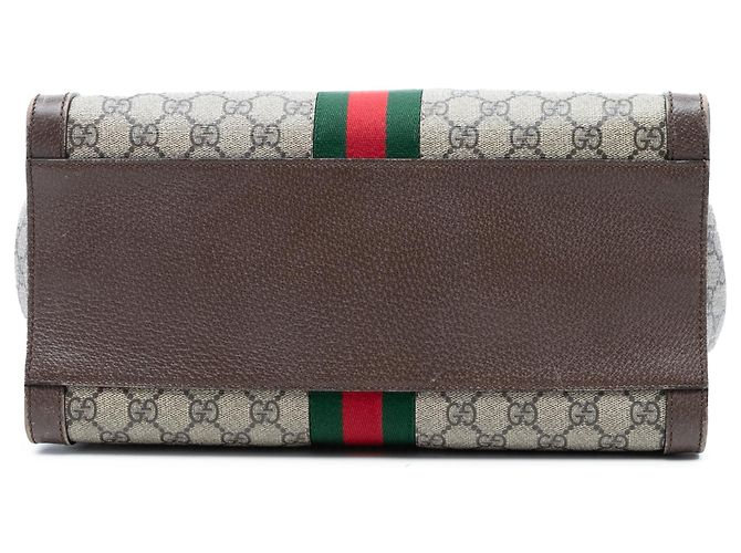 Borsa Ophidia GG Supreme beige di Gucci - vista 3