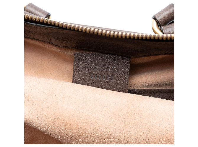 Borsa Ophidia GG Supreme beige di Gucci - vista 5
