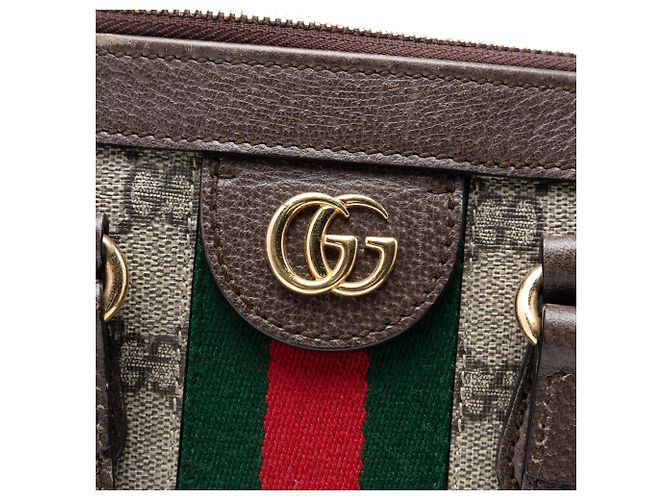 Borsa Ophidia GG Supreme beige di Gucci - vista 6