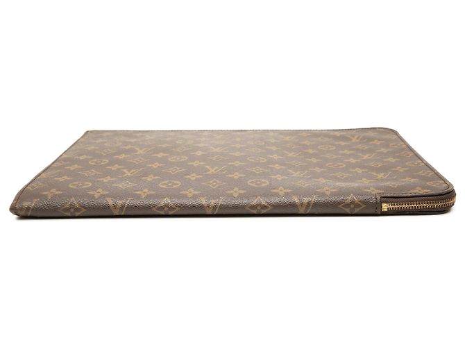 Portfolio Poche Documenti Monogramma Marrone Louis Vuitton - vista 3