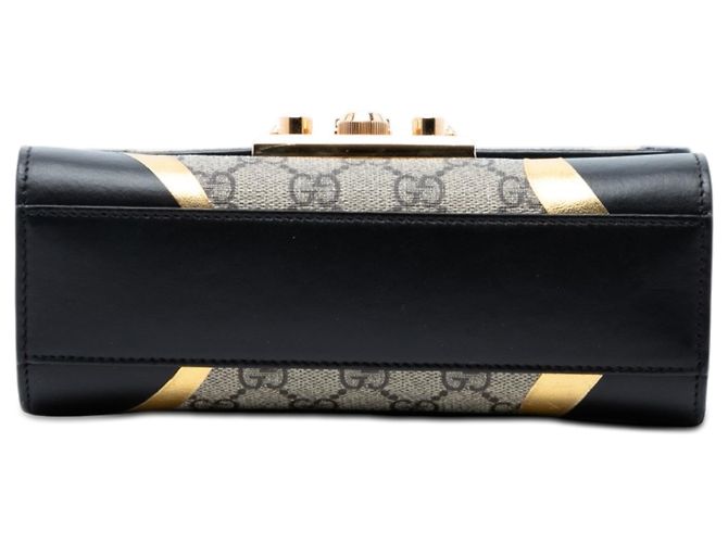 Padlock Gucci Beige Piccolo GG Supreme Osiride Borsa a Tracolla con Lucchetto - vista 3