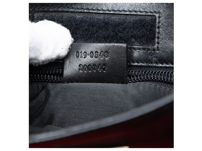 Borsa a tracolla in tela GG rossa Gucci Rosso - vista 6